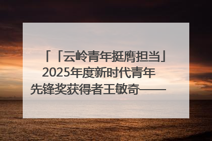 「云岭青年挺膺担当」2025年度新时代青年先锋奖获得者王敏奇——澜沧江上好渔人