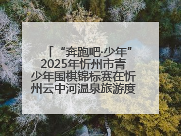 “奔跑吧·少年”2025年忻州市青少年围棋锦标赛在忻州云中河温泉旅游度假区圆满举办