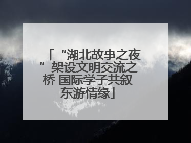 “湖北故事之夜”架设文明交流之桥 国际学子共叙东游情缘
