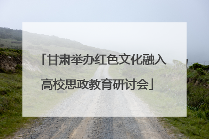甘肃举办红色文化融入高校思政教育研讨会