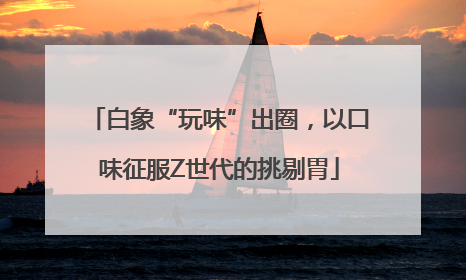 白象“玩味”出圈，以口味征服Z世代的挑剔胃