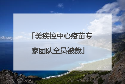 美疾控中心疫苗专家团队全员被裁