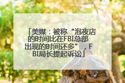 美媒：被称“泡夜店的时间比在FBI总部出现的时间还多”，FBI局长提起诉讼