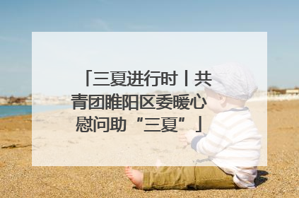 三夏进行时丨共青团睢阳区委暖心慰问助“三夏”