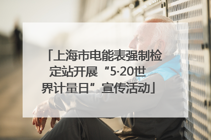 上海市电能表强制检定站开展“5·20世界计量日”宣传活动