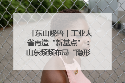 东山晓鲁｜工业大省再造“新基点”：山东频频布局“隐形冠军”背后
