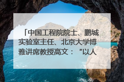 中国工程院院士、鹏城实验室主任、北京大学博雅讲席教授高文：“以人为本 智能向善” 推动文化与科技相生相促｜聚焦2025文化强国建设高峰论坛