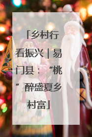 乡村行 看振兴｜易门县：“桃”醉盛夏乡村富