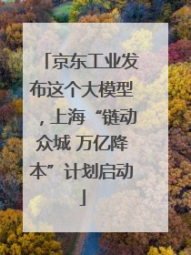 京东工业发布这个大模型，上海“链动众城 万亿降本”计划启动
