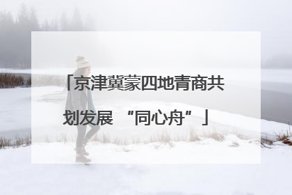 京津冀蒙四地青商共划发展 “同心舟”