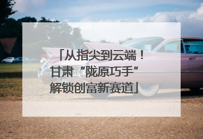 从指尖到云端！甘肃“陇原巧手”解锁创富新赛道