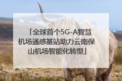 全球首个5G-A智慧机场通感基站助力云南保山机场智能化转型