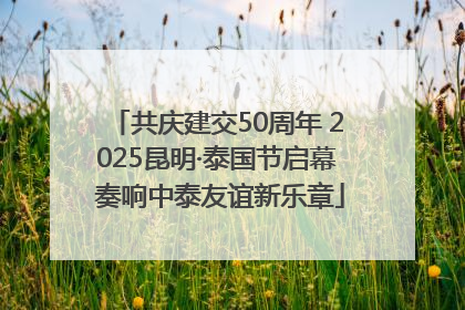 共庆建交50周年 2025昆明·泰国节启幕 奏响中泰友谊新乐章