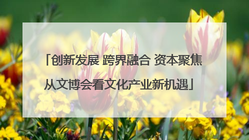 创新发展 跨界融合 资本聚焦 从文博会看文化产业新机遇