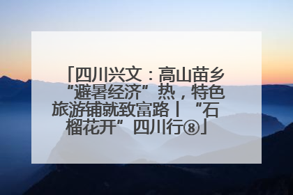 四川兴文：高山苗乡“避暑经济”热，特色旅游铺就致富路丨“石榴花开”四川行⑧