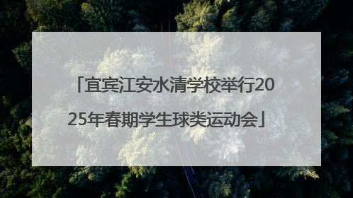 宜宾江安水清学校举行2025年春期学生球类运动会