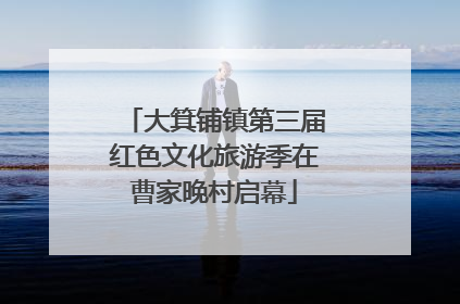 大箕铺镇第三届红色文化旅游季在曹家晚村启幕