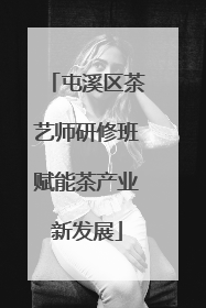 屯溪区茶艺师研修班赋能茶产业新发展