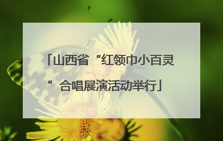 山西省“红领巾小百灵”合唱展演活动举行
