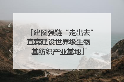 建圈强链“走出去” 宜宾建设世界级生物基纺织产业基地