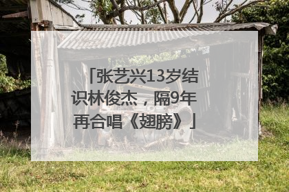 张艺兴13岁结识林俊杰，隔9年再合唱《翅膀》