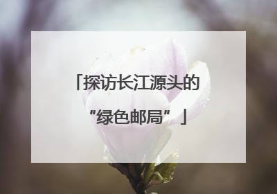 探访长江源头的“绿色邮局”