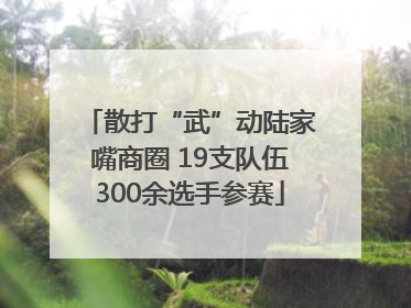 散打“武”动陆家嘴商圈 19支队伍300余选手参赛