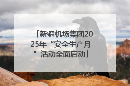 新疆机场集团2025年“安全生产月”活动全面启动