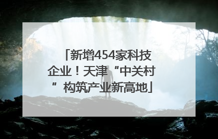 新增454家科技企业！天津“中关村”构筑产业新高地