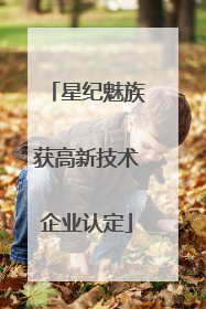 星纪魅族获高新技术企业认定