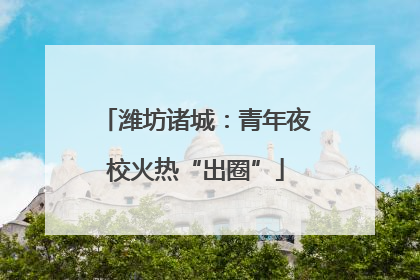 潍坊诸城：青年夜校火热“出圈”