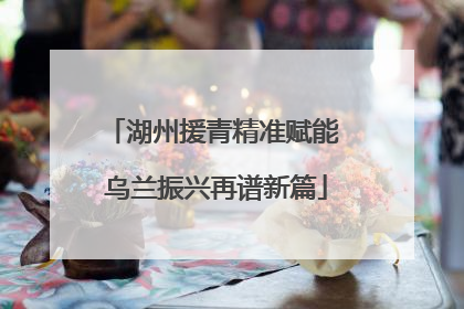 湖州援青精准赋能 乌兰振兴再谱新篇