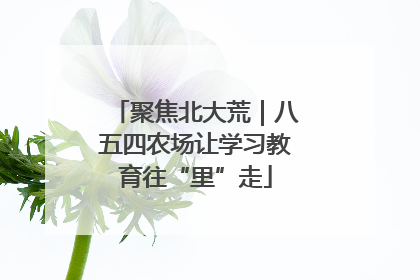 聚焦北大荒｜八五四农场让学习教育往“里”走