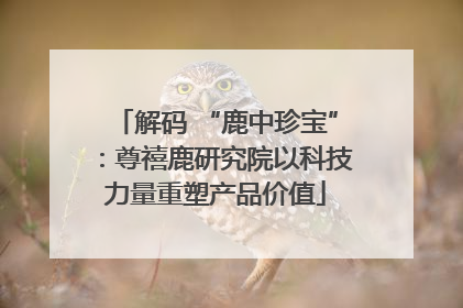 解码 “鹿中珍宝”：尊禧鹿研究院以科技力量重塑产品价值