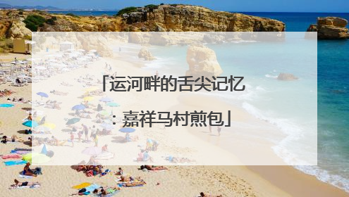 运河畔的舌尖记忆：嘉祥马村煎包