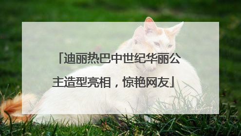 迪丽热巴中世纪华丽公主造型亮相，惊艳网友
