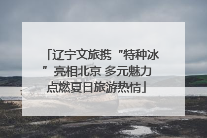辽宁文旅携“特种冰”亮相北京 多元魅力点燃夏日旅游热情