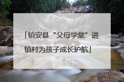 镇安县“父母学堂”进镇村为孩子成长护航