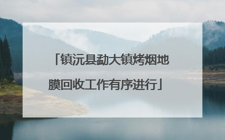 镇沅县勐大镇烤烟地膜回收工作有序进行