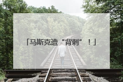 马斯克遭“背刺”！