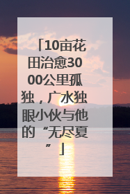 10亩花田治愈3000公里孤独，广水独眼小伙与他的“无尽夏”