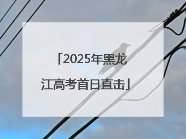 2025年黑龙江高考首日直击